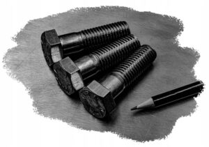 M12x45 ŚRUBA SZEŚCIOKĄTNA NA KLUCZ niepełny gwint NIERDZEWNA A2 931 (1)