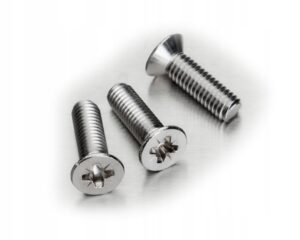 M5x45 ŚRUBA STOŻKOWA KRZYŻAK NIERDZEWNA A2 965(10)