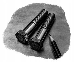 M8x60 ŚRUBA SZEŚCIOKĄTNA NIERDZEWNA A2 931 (10)