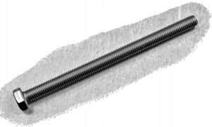 M6x110 ŚRUBA NA KLUCZ SZEŚCIOKĄTNA NIERDZEWNA A2 933 (1)