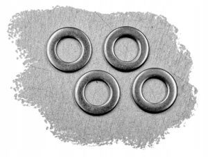 M3 PODKŁADKA PŁASKA KWASOODPORNA nierdzewna inox A4 125 (100)
