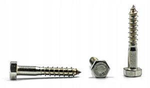 8x40 WKRĘTY DO Drewna NA Klucz NIERDZEWNE A2 571 (10)