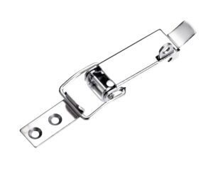 ZATRZASK ZAMKNIĘCIE dźwigniowe NIERDZEWNE A2 na kłódkę TYP O DIN 8053