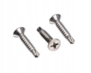 3,9x22 BLACHOWKRĘTY SAMOWIERCĄCE stożek NIERDZEWNE A2 7504O 7504P (50)