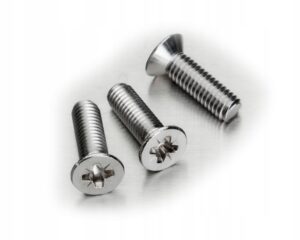 M5x16 ŚRUBA STOŻKOWA KRZYŻAK NIERDZEWNA A2 965 (50)