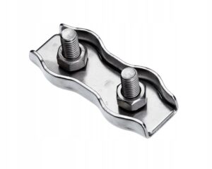 6mm ZACISK LINOWY 6,0 RYNIENKOWY PODWÓJNY KWASOODPORNY inox nierdzewny A4