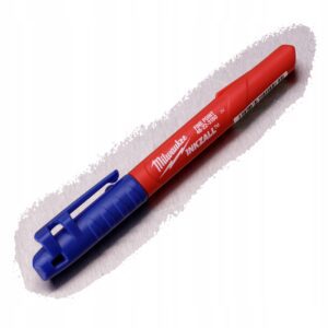 MARKER PISAK FLAMASTER BUDOWLANY wodoodporny - CIENKI NIEBIESKI - MILWAUKEE
