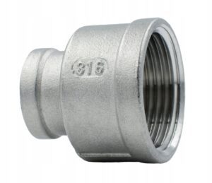 1" - 1/2" cala MUFA MUFKA REDUKCYJNA nierdzewna INOX KWASOODPORNA A4 316