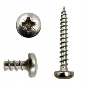 6x35 WKRĘT NIERDZEWNY DO DREWNA DRZEWA WALCOWY WYPUKŁY SOCZEWKOWY 9110 (10)