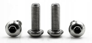 M6X20 ŚRUBA SOCZEWKOWA KULISTA IMBUS AMPULOWA NIERDZEWNA A2 7380 (50)